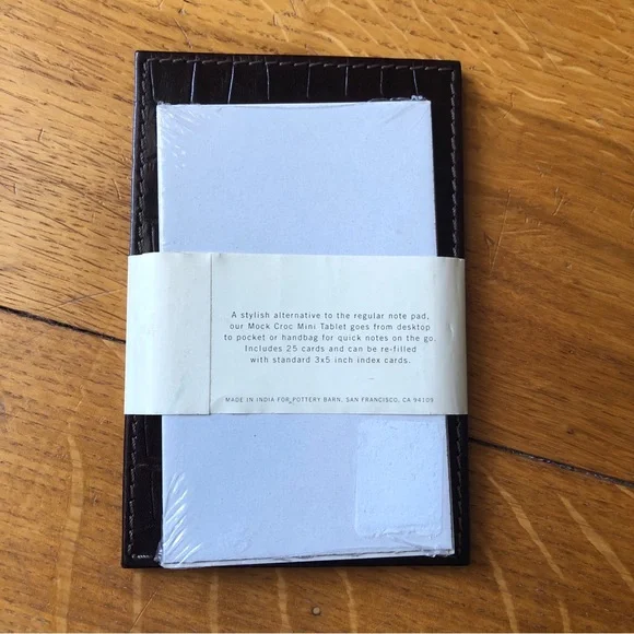 Note/Card Holder - Espresso Brown - Picture 7 of 8